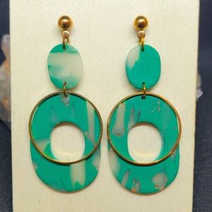 Polymer clay earrings